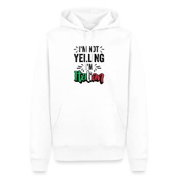 Italiener Italien Lustiger Spruch Geschenkidee - Männer Premium Bio Hoodie - Weiß - Vorne - Nico (187cm)