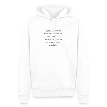 Fotoghrafie - Männer Premium Bio Hoodie - Weiß - Vorne - Nico (187cm)