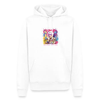Colorful, Graffiti, illustration, Iris Apple - Men’s Premium Organic Hoodie - white - Front - Nico (187cm)