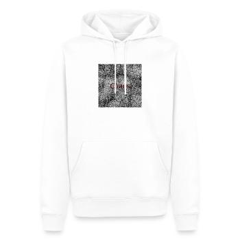 Chaos - Männer Premium Bio Hoodie - Weiß - Vorne - Nico (187cm)