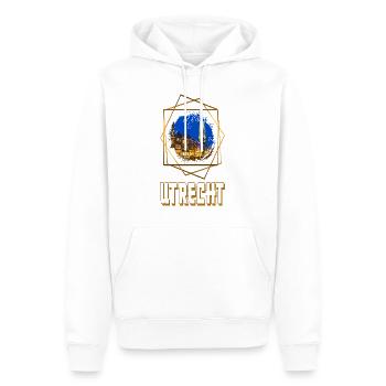 Utrecht Niederlande Holland Skyline Stadt Gold - Männer Premium Bio Hoodie - Weiß - Vorne - Nico (187cm)