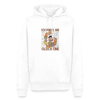 Painter I'll Brush You Right Away A Master Painter Idea - Men’s Premium Organic Hoodie - white - Front - Nico (187cm)