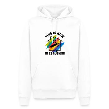 Funny Gifts for Home Painters Professional Painter Ideas - Men’s Premium Organic Hoodie - white - Front - Nico (187cm)