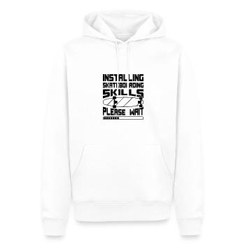 Skateboard Skateboard Drôle Art Pour Cadeaux De Skate - Sweat à capuche Premium bio Homme - blanc - Devant - Nico (187cm)
