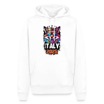 Italien 2025 Urlaub Fuchs - Männer Premium Bio Hoodie - Weiß - Vorne - Nico (187cm)