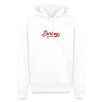 Vintage Liebling - Männer Premium Bio Hoodie - Weiß - Vorne - Nico (187cm)