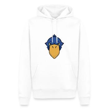 Oiseau à bec-en-sabot Ornithologue Forêt I Cadeau - Sweat à capuche Premium bio Homme - blanc - Devant - Nico (187cm)