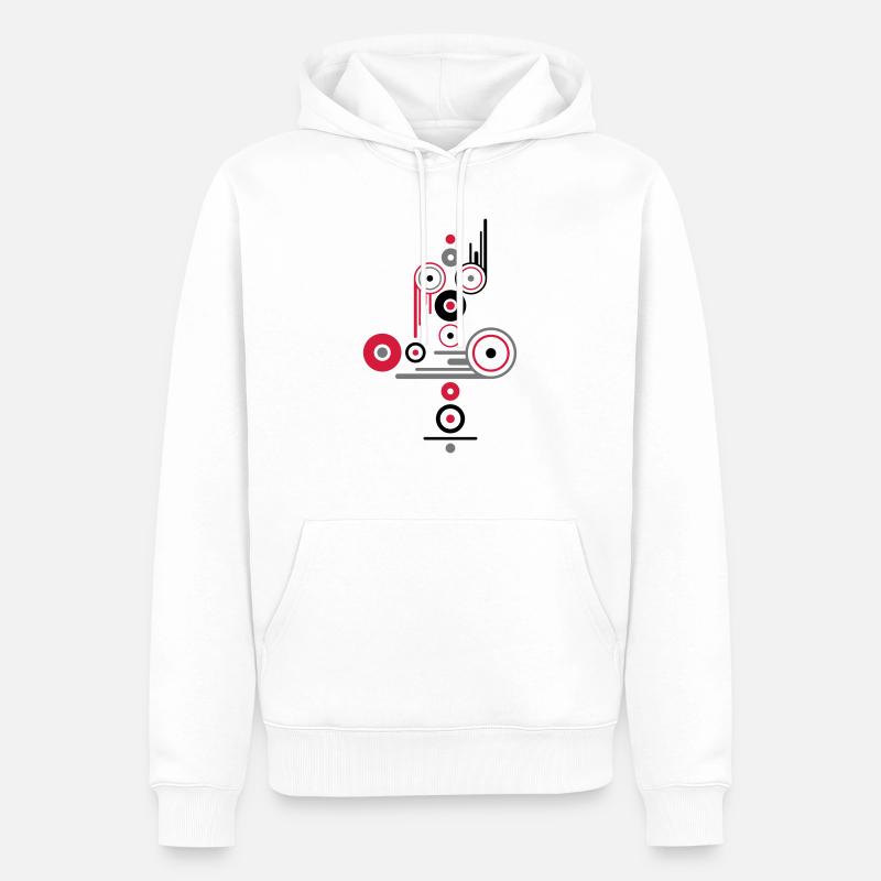 access - Männer Premium Bio Hoodie - Weiß