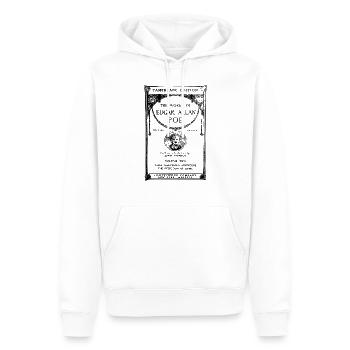 poe book cover - Männer Premium Bio Hoodie - Weiß - Vorne - Nico (187cm)