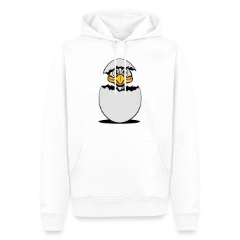strauss emu küken ei schlüpft süss - Männer Premium Bio Hoodie - Weiß - Vorne - Nico (187cm)