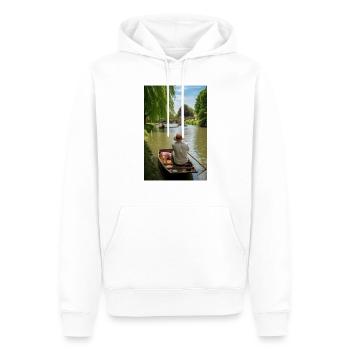 Martin Bond Style 3 Cadeau - Sweat à capuche Premium bio Homme - blanc - Devant - Nico (187cm)