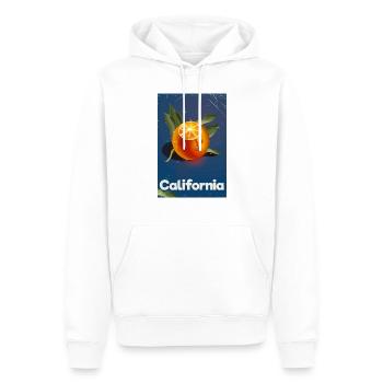 California Oranges Reiseplakat - Männer Premium Bio Hoodie - Weiß - Vorne - Nico (187cm)