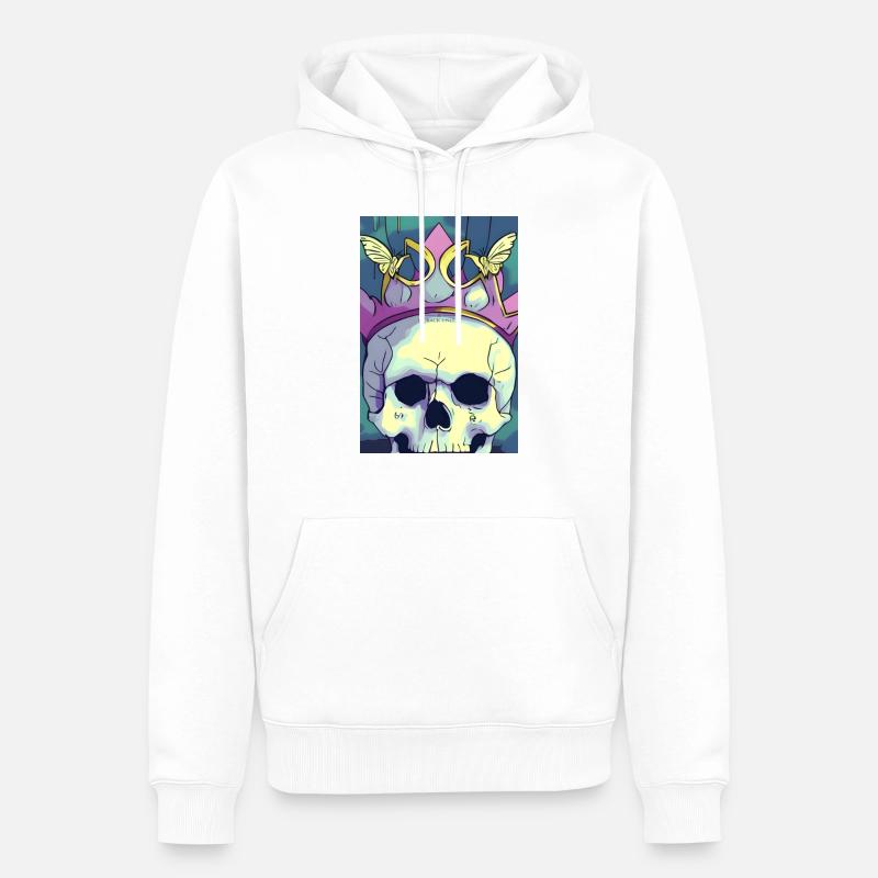 sidback unltd. - Verlorene Majestät - Männer Premium Bio Hoodie - Weiß