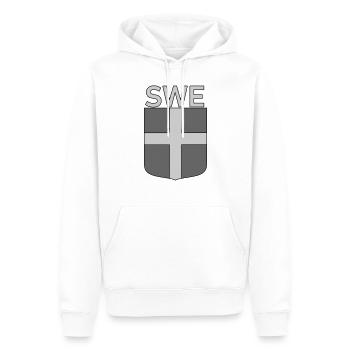 eng tactical shield - Men’s Premium Organic Hoodie - white - Front - Nico (187cm)