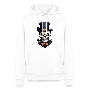 Design d’Halloween effrayant pour la prochaine fête - Sweat à capuche Premium bio Homme - blanc - Devant - Nico (187cm)