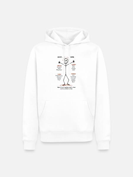 Das ist Sophia - Männer Premium Bio Hoodie - Weiß