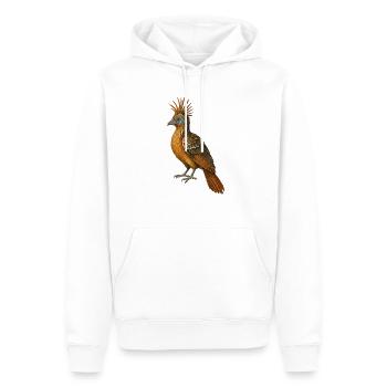 Tropenzauber – außergewöhnlich & edel - Männer Premium Bio Hoodie - Weiß - Vorne - Nico (187cm)