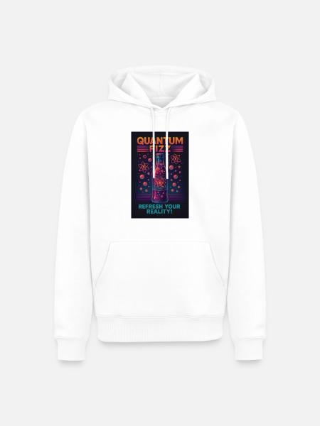 Quantum Fizz by Nerogear - Männer Premium Bio Hoodie - Weiß