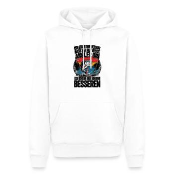 Best angler? I don't know anyone better! - Men’s Premium Organic Hoodie - white - Front - Nico (187cm)