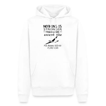 Segelflugzeug Segelfliegen Segelflieger puchacz - Männer Premium Bio Hoodie - Weiß - Vorne - Nico (187cm)