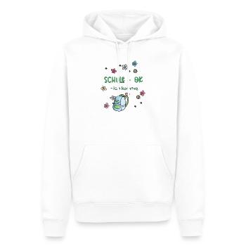 Schule, Einschulung - Männer Premium Bio Hoodie - Weiß - Vorne - Nico (187cm)