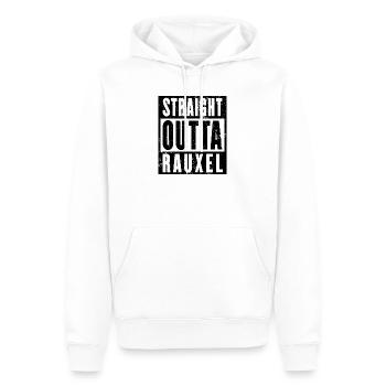 Rauxel, Ruhrgebiet, Ruhrpott, Castrop-Rauxel - Männer Premium Bio Hoodie - Weiß - Vorne - Nico (187cm)