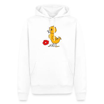 Poussins de Pâques Joyeuses Pâques - Sweat à capuche Premium bio Homme - blanc - Devant - Nico (187cm)