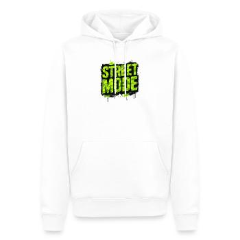 Autocollant de t-shirt JDM pour la scène de la mode de rue - Sweat à capuche Premium bio Homme - blanc - Devant - Nico (187cm)