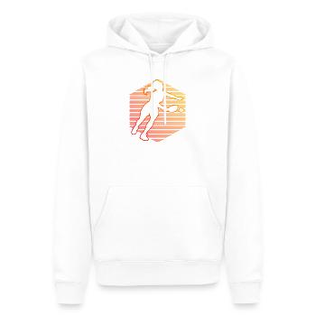 L’idée du joueur de pickleball pour les joueurs de pickleball Fans - Sweat à capuche Premium bio Homme - blanc - Devant - Nico (187cm)