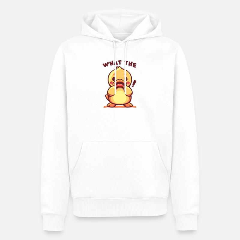 Qu’est-ce que ce - Sweat à capuche Premium bio Homme - blanc