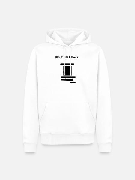 Das ist der Beweis - Männer Premium Bio Hoodie - Weiß