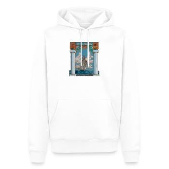 Segelkunst - Männer Premium Bio Hoodie - Weiß - Vorne - Nico (187cm)