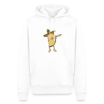 Dabbing Taco - Dab Tanz Tacos Mexikanisch Essen - Männer Premium Bio Hoodie - Weiß - Vorne - Nico (187cm)