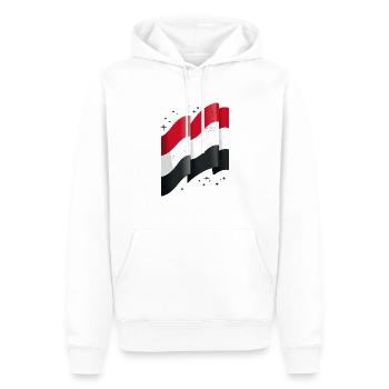 Egypte Drapeau Hurghada Afrique Drapeau égyptien - Sweat à capuche Premium bio Homme - blanc - Devant - Nico (187cm)