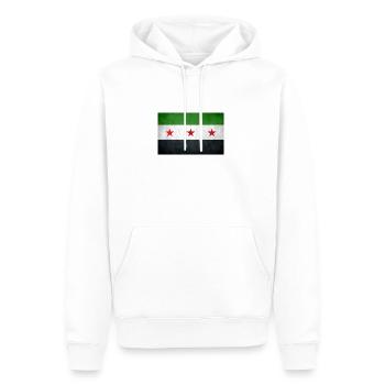 Syrien - Männer Premium Bio Hoodie - Weiß - Vorne - Nico (187cm)