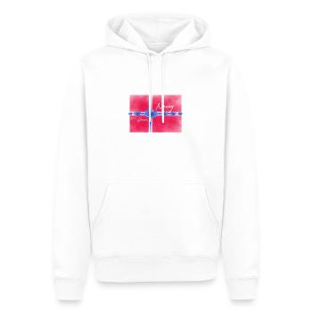 Norway Norwegenfahne I love Norway norge - Männer Premium Bio Hoodie - Weiß - Vorne - Nico (187cm)