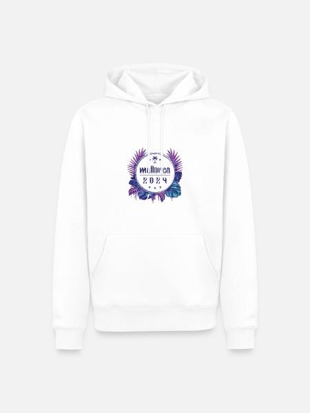 Mallorca 2024 - Men’s Premium Organic Hoodie - white