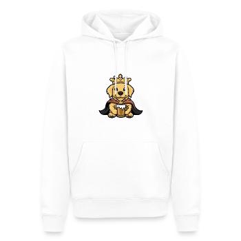 Golden Retriever Hund Bier Lustig Lustig - Männer Premium Bio Hoodie - Weiß - Vorne - Nico (187cm)