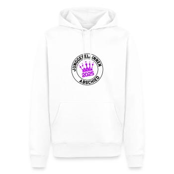 Junggesellinnen Abschied 2025 Krone - Männer Premium Bio Hoodie - Weiß - Vorne - Nico (187cm)