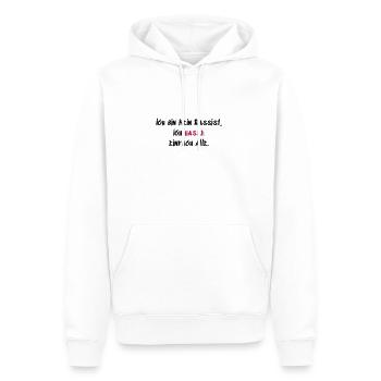 Rassist - Männer Premium Bio Hoodie - Weiß - Vorne - Nico (187cm)