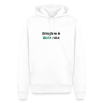 Green Area - Männer Premium Bio Hoodie - Weiß - Vorne - Nico (187cm)