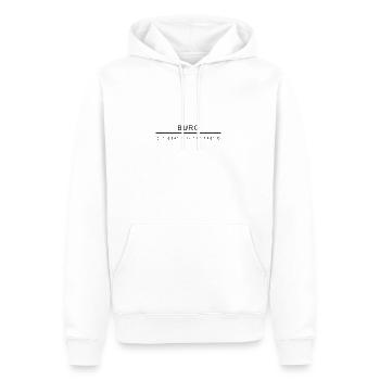 Burg Koordinaten Reise - Männer Premium Bio Hoodie - Weiß - Vorne - Nico (187cm)