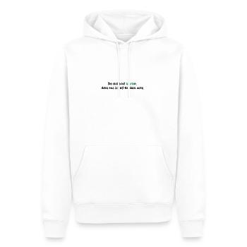 Du bist echt reizend - Männer Premium Bio Hoodie - Weiß - Vorne - Nico (187cm)