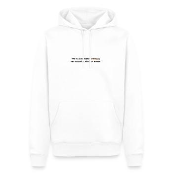 Was du heute kannst entkorken - Männer Premium Bio Hoodie - Weiß - Vorne - Nico (187cm)