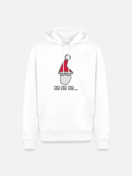 weihnachtshasser - Männer Premium Bio Hoodie - Weiß