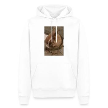 Kaninchen - Männer Premium Bio Hoodie - Weiß - Vorne - Nico (187cm)