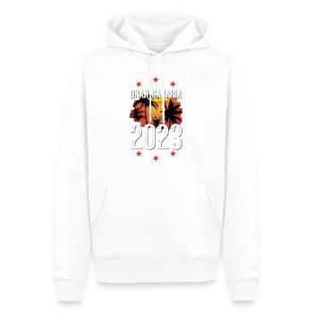 Grande Canarie 2023 (Garantie du prix le plus bas) - Sweat à capuche Premium bio Homme - blanc - Devant - Nico (187cm)