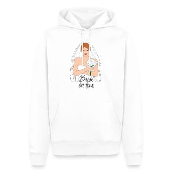 Bride On Tour Brown 2 - Sweat à capuche Premium bio Homme - blanc - Devant - Nico (187cm)