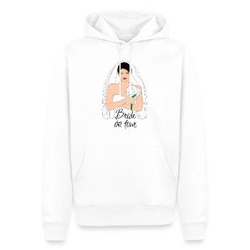 bride on tour schwarz 2 - Männer Premium Bio Hoodie - Weiß - Vorne - Nico (187cm)