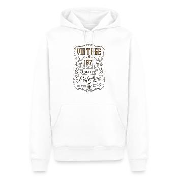 1971 Vintage Retro 70er Jahre Legenden werden geboren Geburtstag - Männer Premium Bio Hoodie - Weiß - Vorne - Nico (187cm)